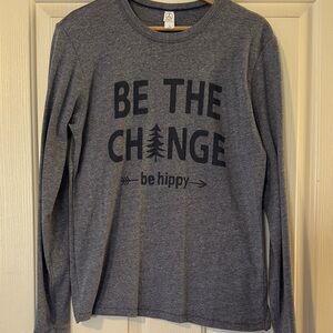 Be Hippy 'Be The Change' Long sleeved T-Shirt